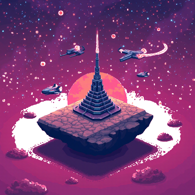Space colony on an asteroid